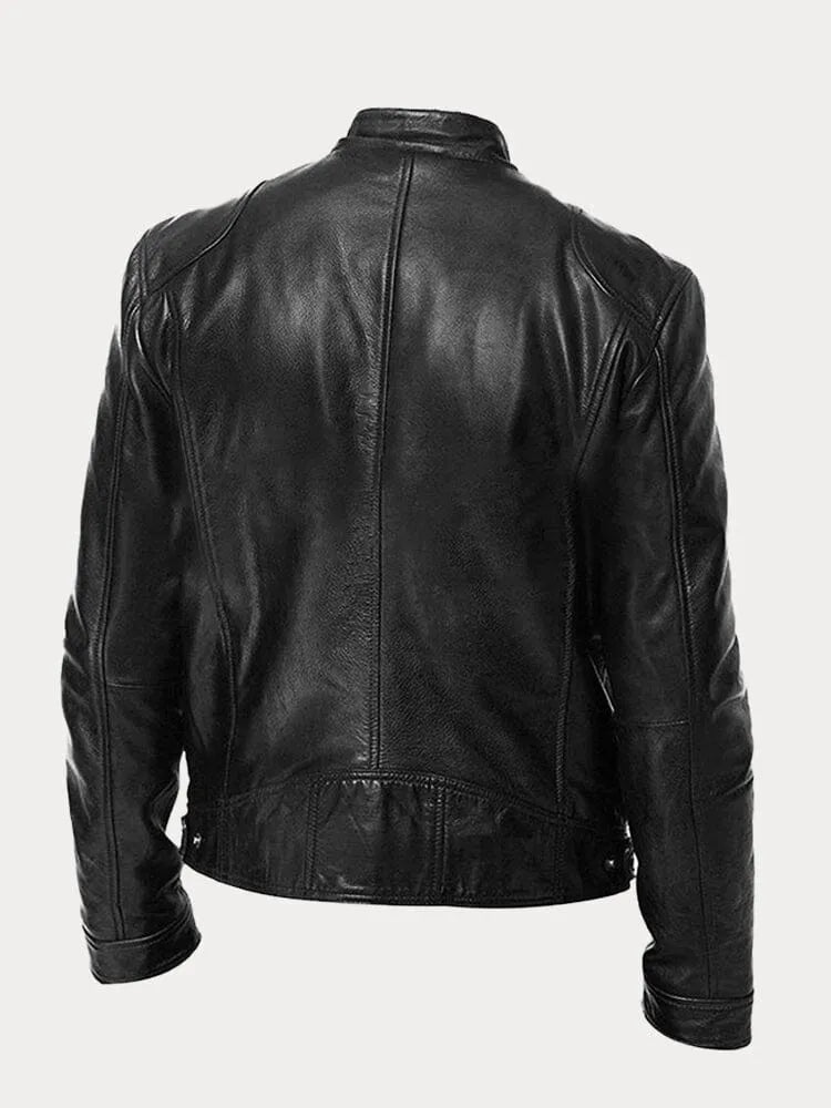 SCOTT – Chaqueta de cuero de temporada.