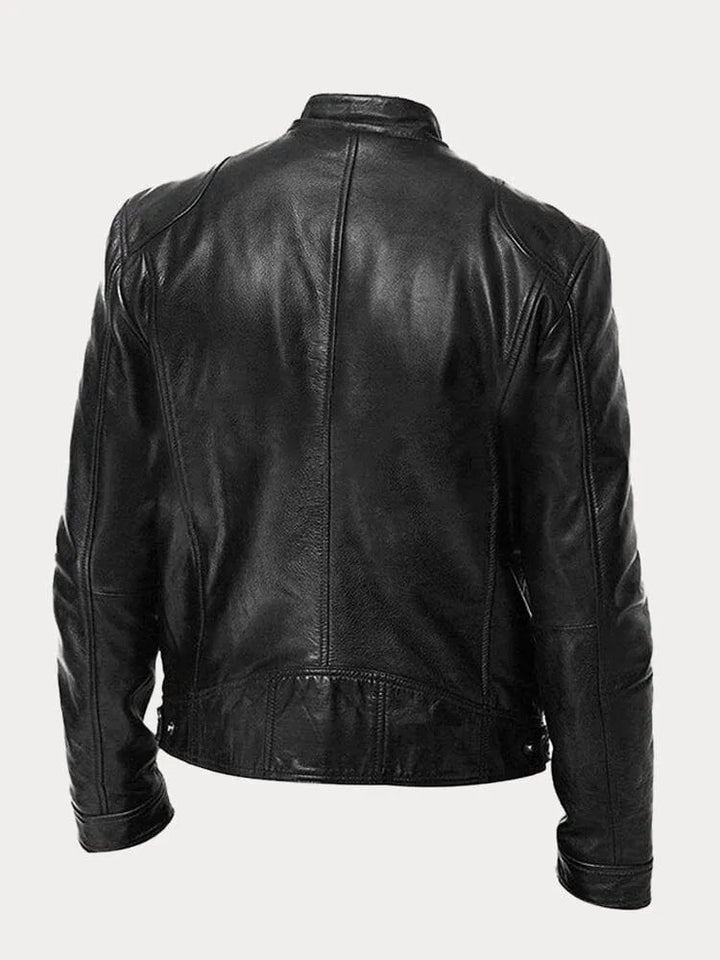 SCOTT – Chaqueta de cuero de temporada.