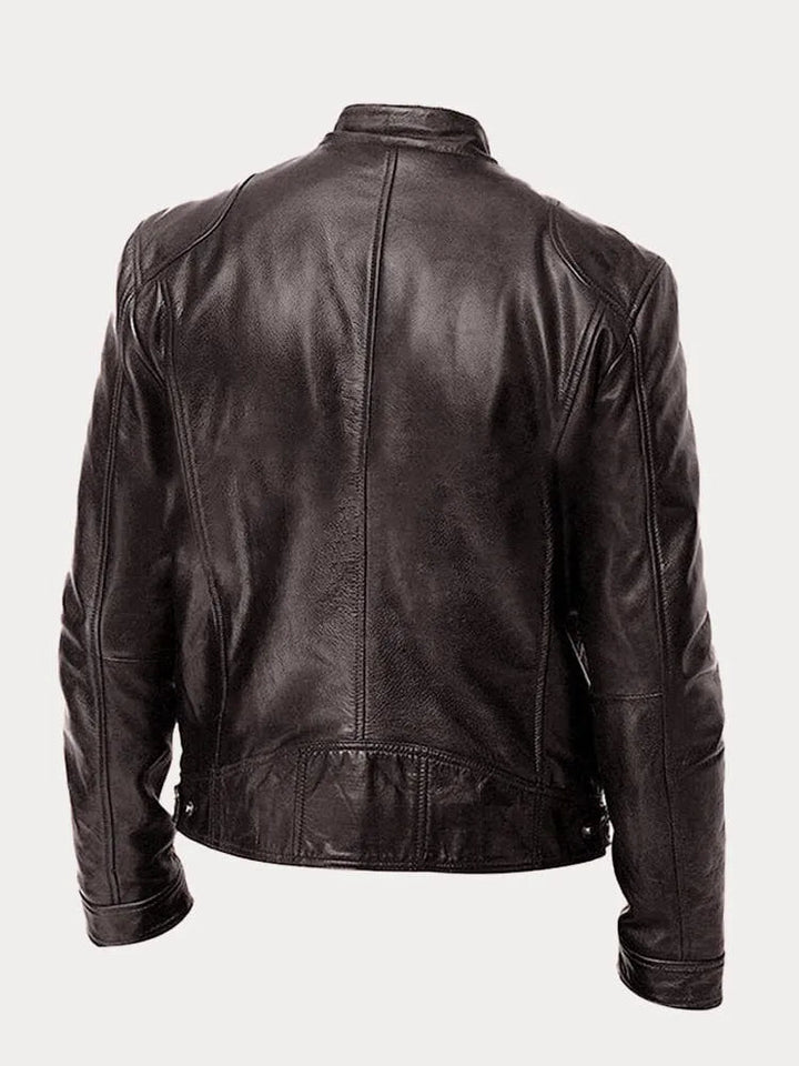 SCOTT – Chaqueta de cuero de temporada.