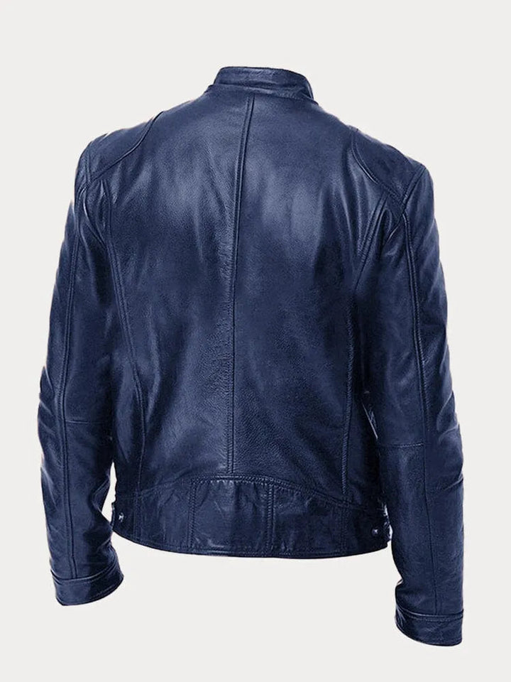 SCOTT – Chaqueta de cuero de temporada.