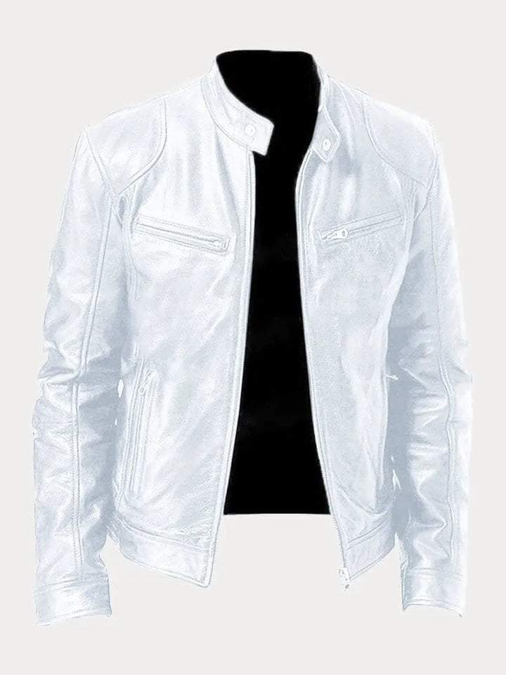 SCOTT – Chaqueta de cuero de temporada.