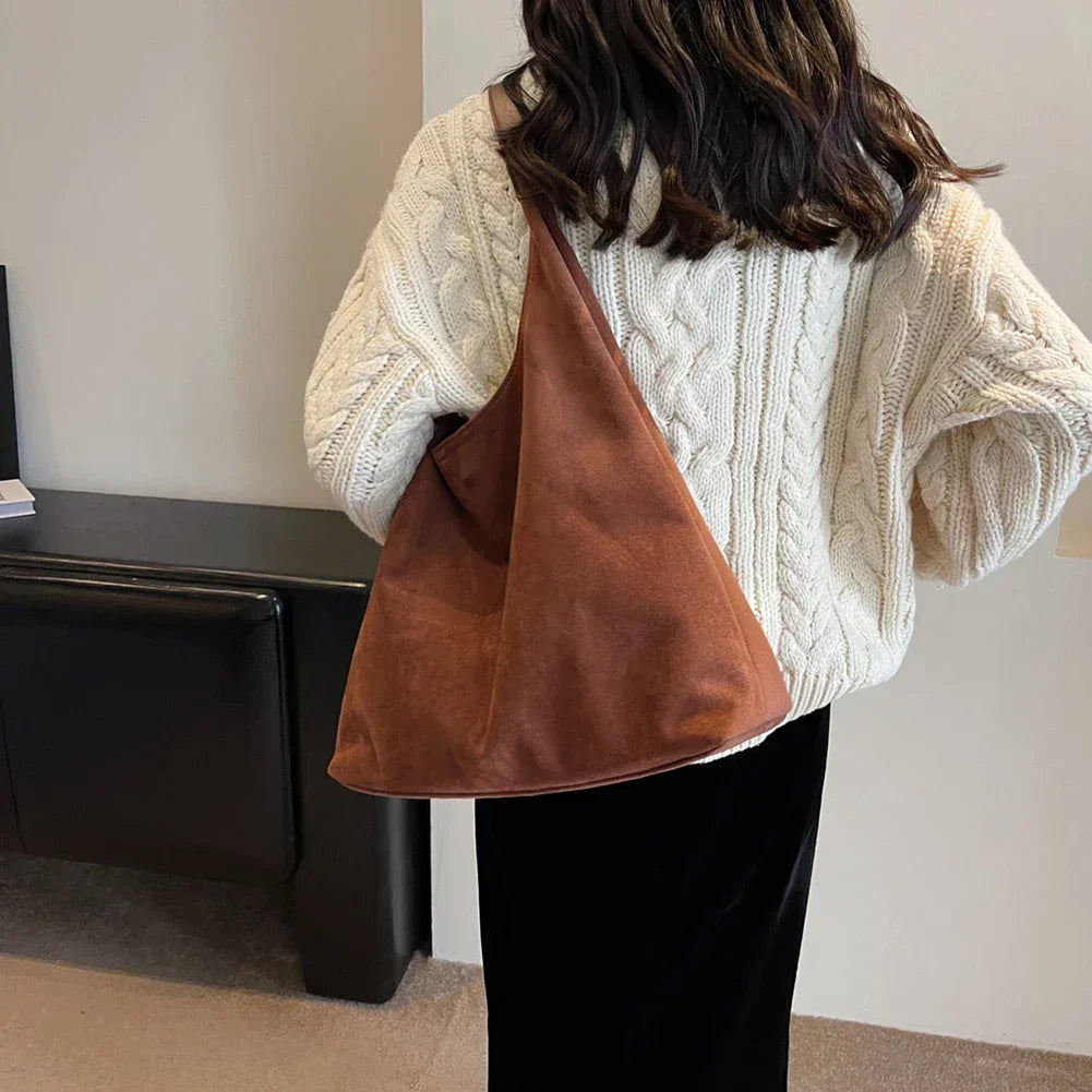 LOLA – Bolso de ante con asa
