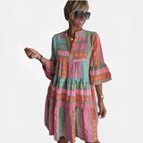 JULIANE - Vestido boho con volantes