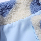 DIANNE – Chaqueta reversible con estampado de corazones y diseño cómodo