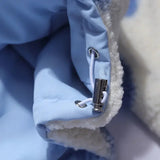 DIANNE – Chaqueta reversible con estampado de corazones y diseño cómodo