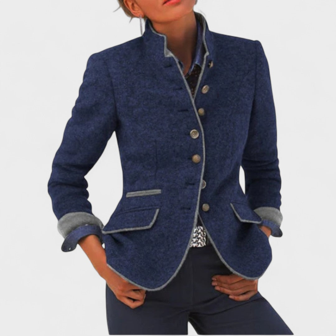 VALERIA – Suéter de punto elegante con cuello alto
