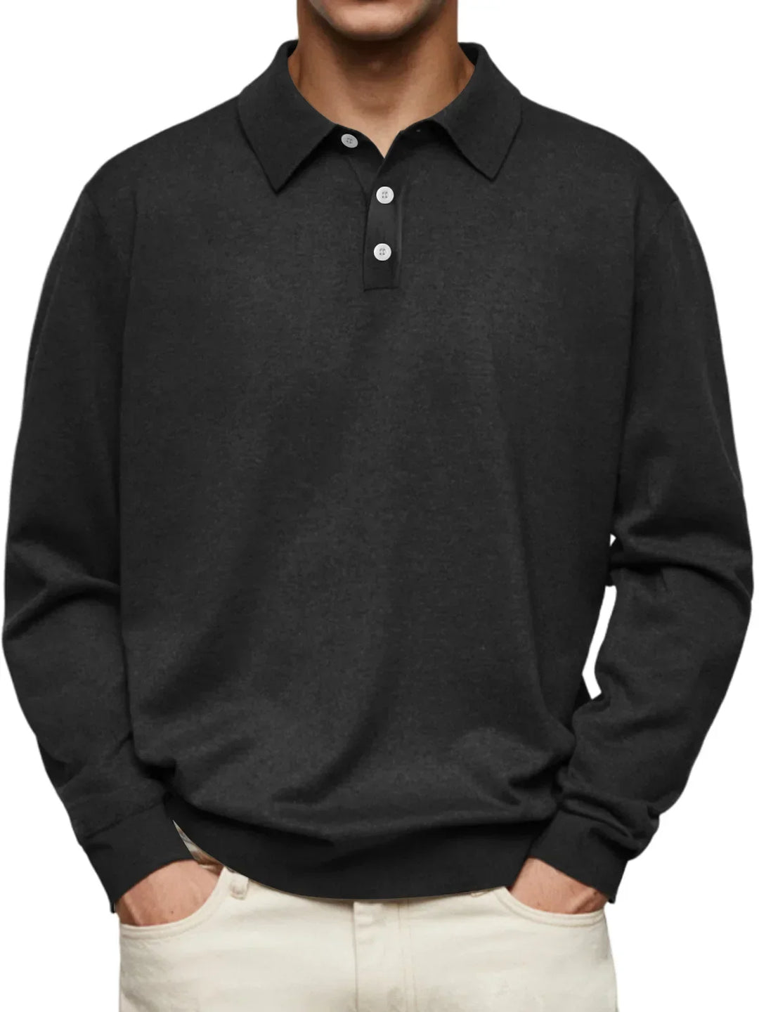 ENZO – Polo informal de manga larga