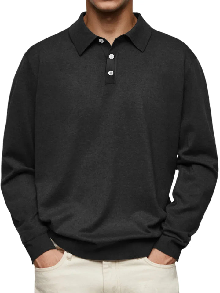 ENZO – Polo informal de manga larga