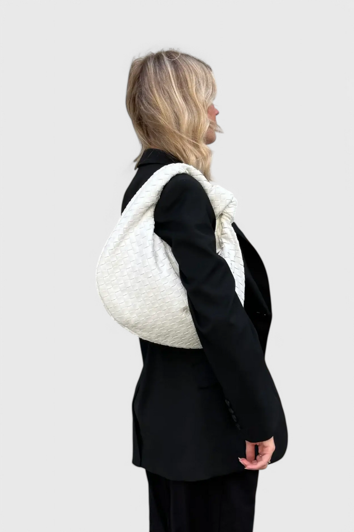SAGE – Bolso de Hombro Mediano Tejido