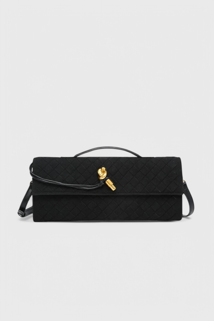 DIANA – Bolso de Hombro Clásico de Ante