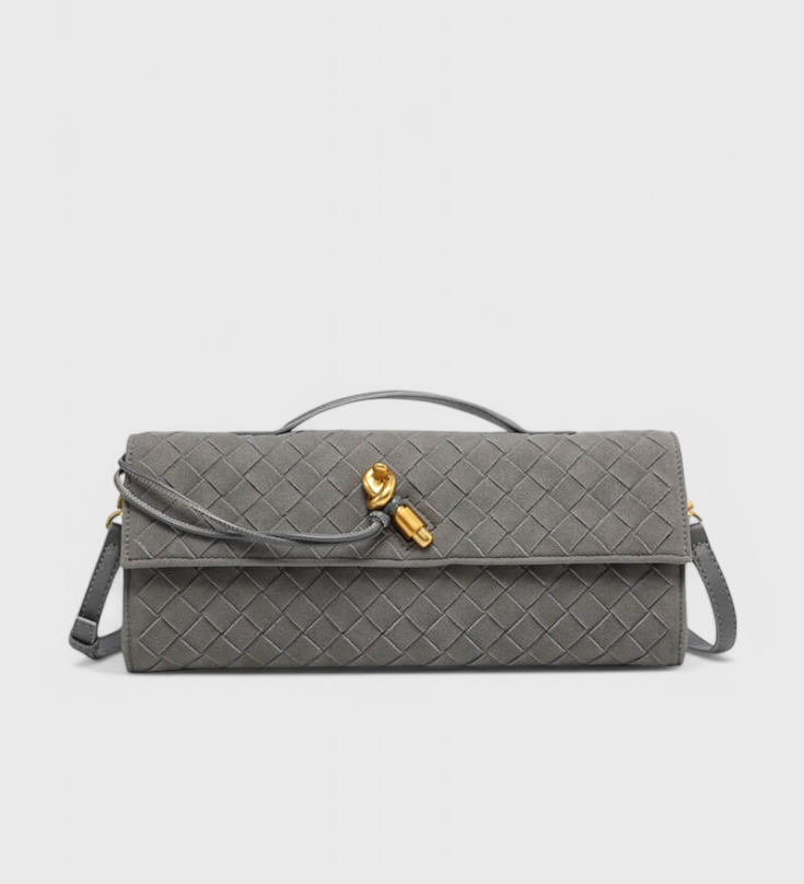 DIANA – Bolso de Hombro Clásico de Ante