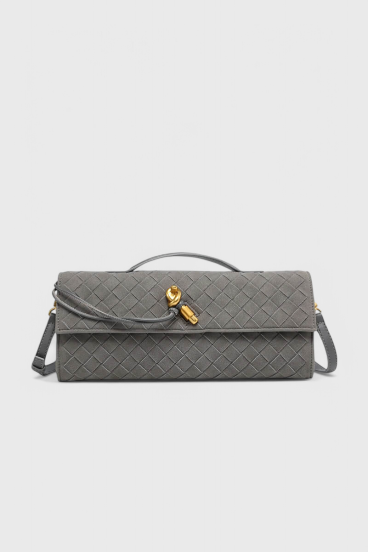 DIANA – Bolso de Hombro Clásico de Ante