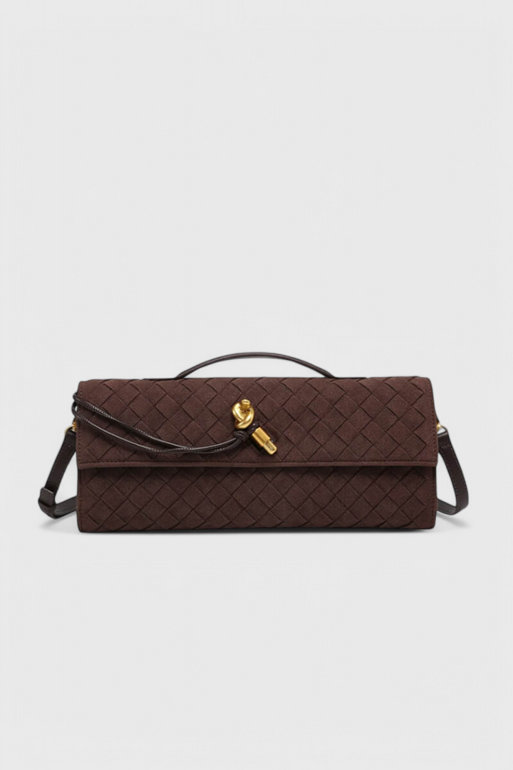DIANA – Bolso de Hombro Clásico de Ante