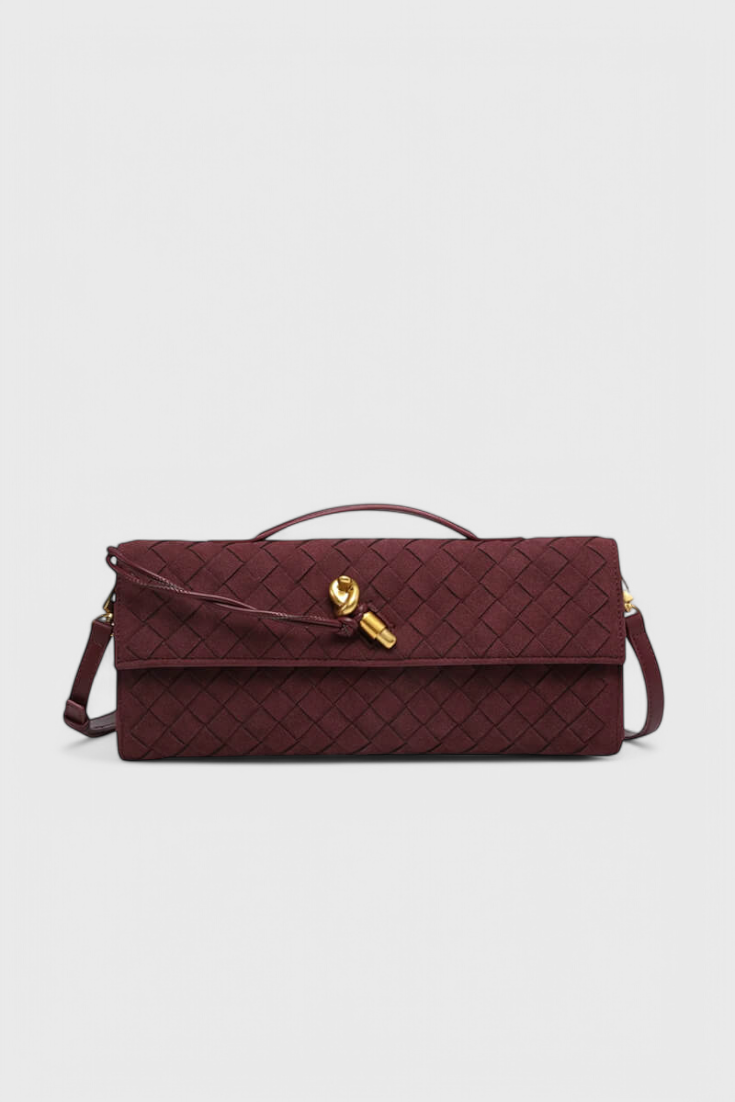 DIANA – Bolso de Hombro Clásico de Ante