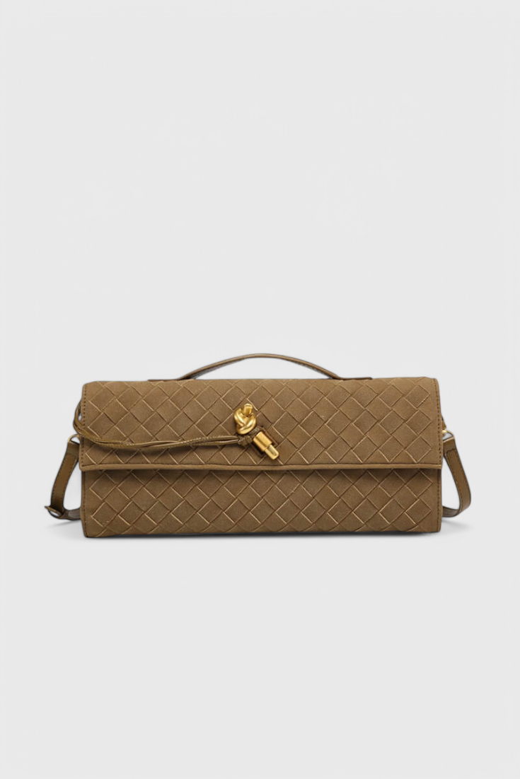DIANA – Bolso de Hombro Clásico de Ante