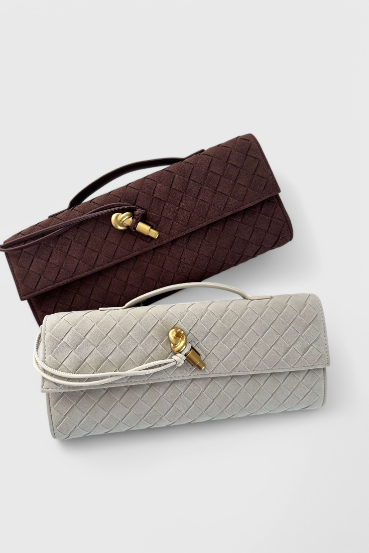 DIANA – Bolso de Hombro Clásico de Ante