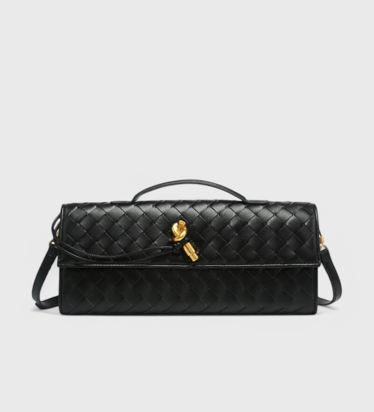 MELANIE – Bolso con Detalle de Nudo Dorado