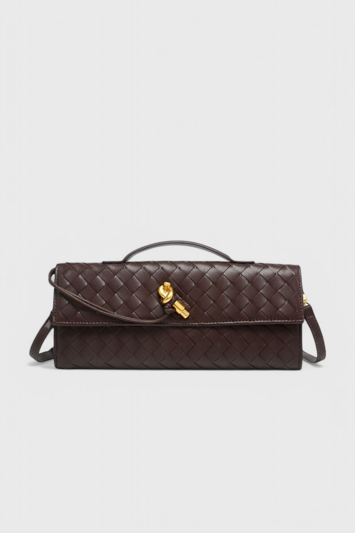 MELANIE – Bolso con Detalle de Nudo Dorado