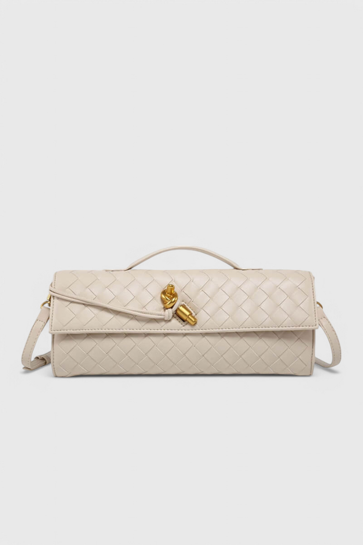 MELANIE – Bolso con Detalle de Nudo Dorado