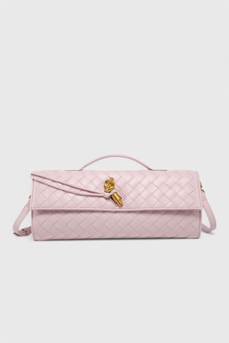 MELANIE – Bolso con Detalle de Nudo Dorado