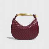 GERDA – Bolso Woven con Asa Dorada