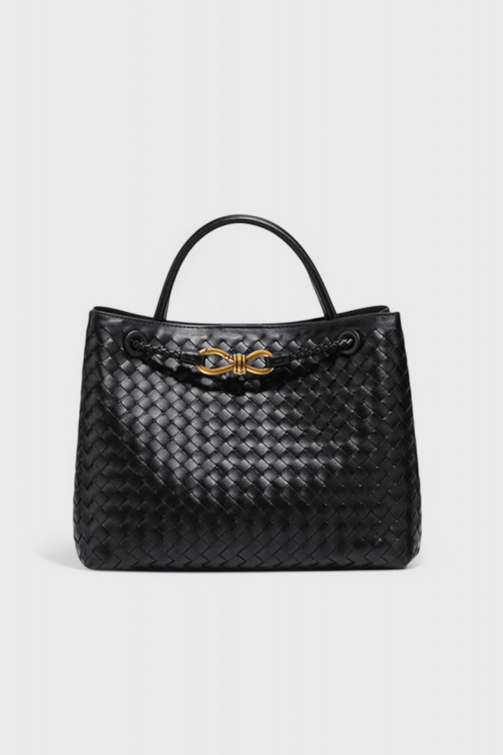 HELENA – Bolsa Diaria Tejida Índigo