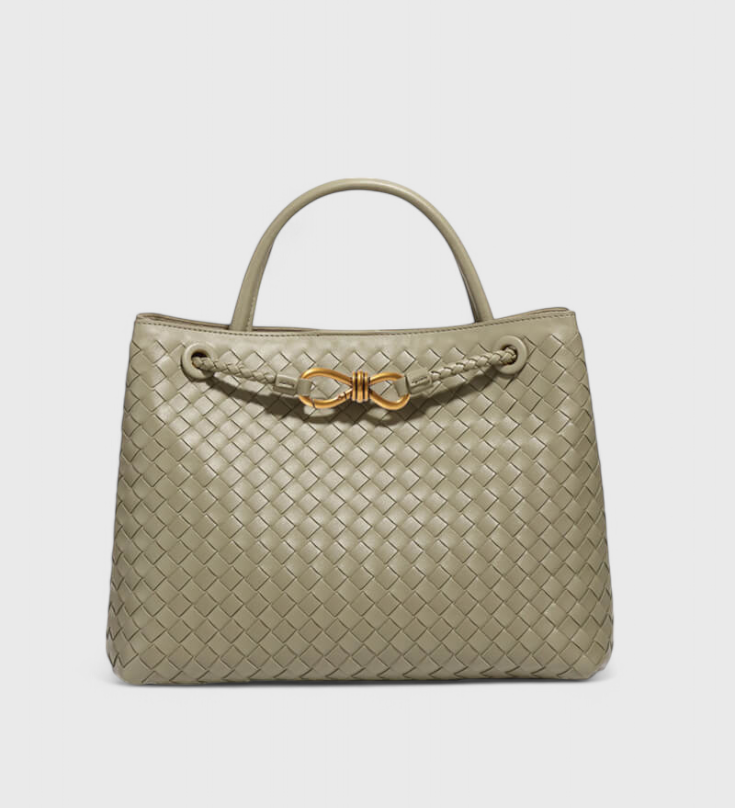 HELENA – Bolsa Diaria Tejida Índigo