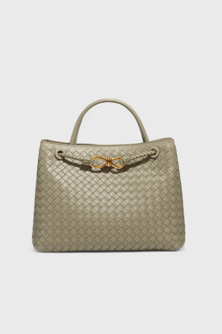 HELENA – Bolsa Diaria Tejida Índigo