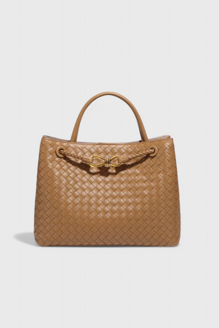 HELENA – Bolsa Diaria Tejida Índigo