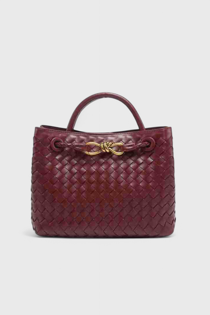 HELENA – Bolsa Diaria Tejida Índigo