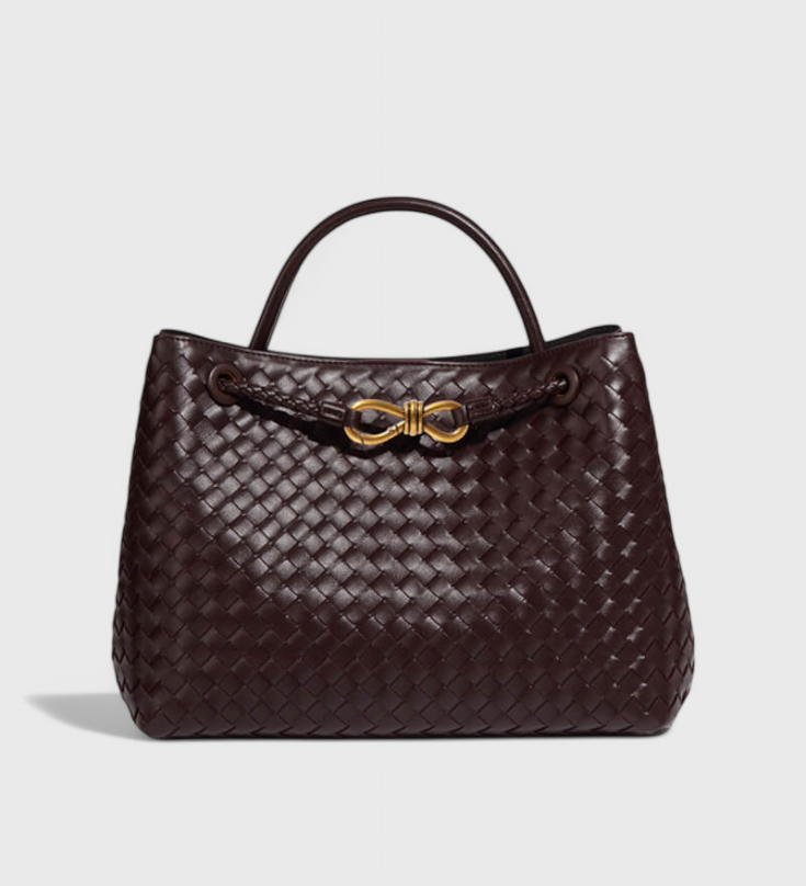 HELENA – Bolsa Diaria Tejida Índigo