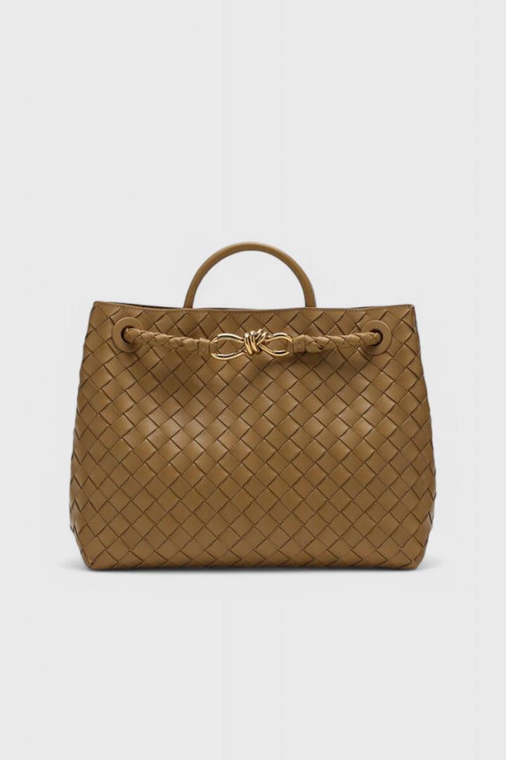HELENA – Bolsa Diaria Tejida Índigo