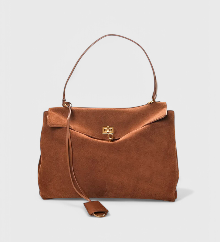 HENNA – Bolso de Hombro de Ante