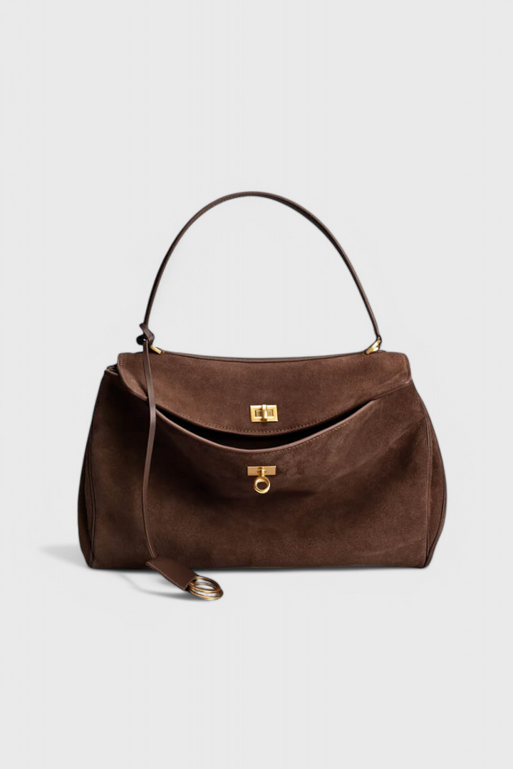 HENNA – Bolso de Hombro de Ante