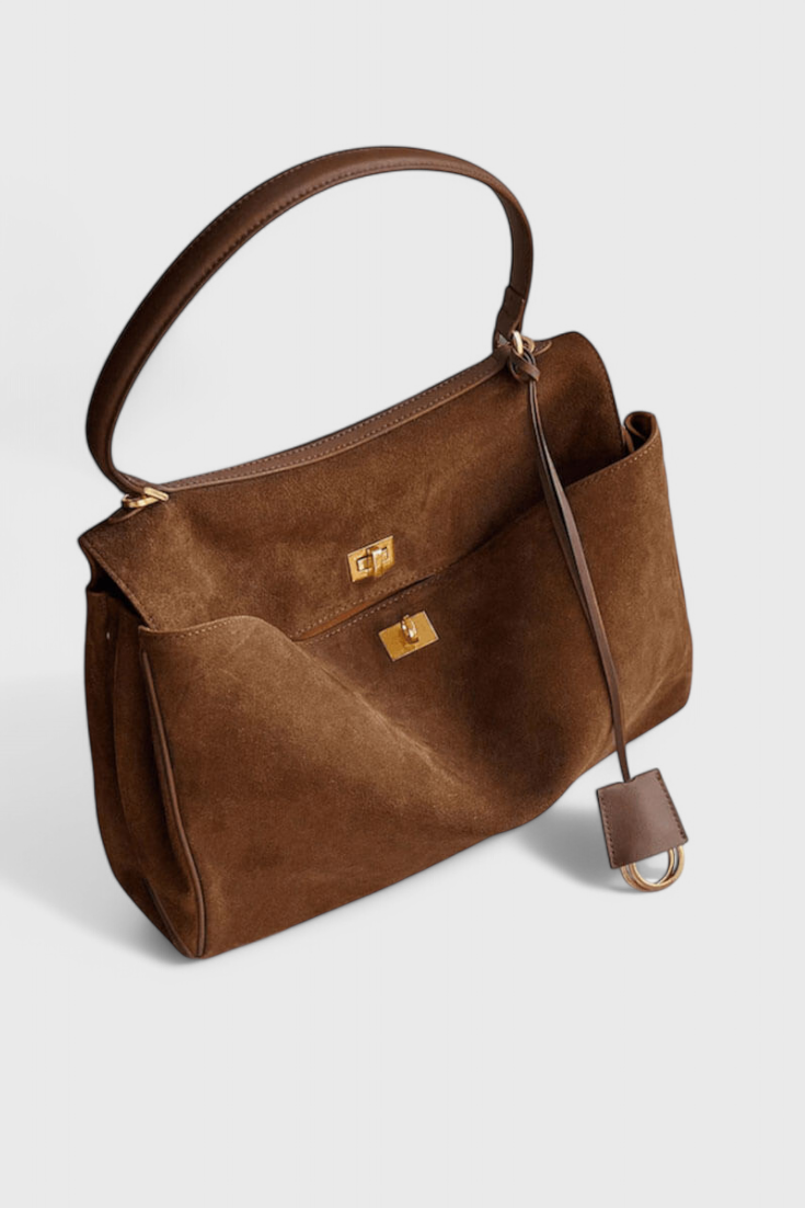 HENNA – Bolso de Hombro de Ante