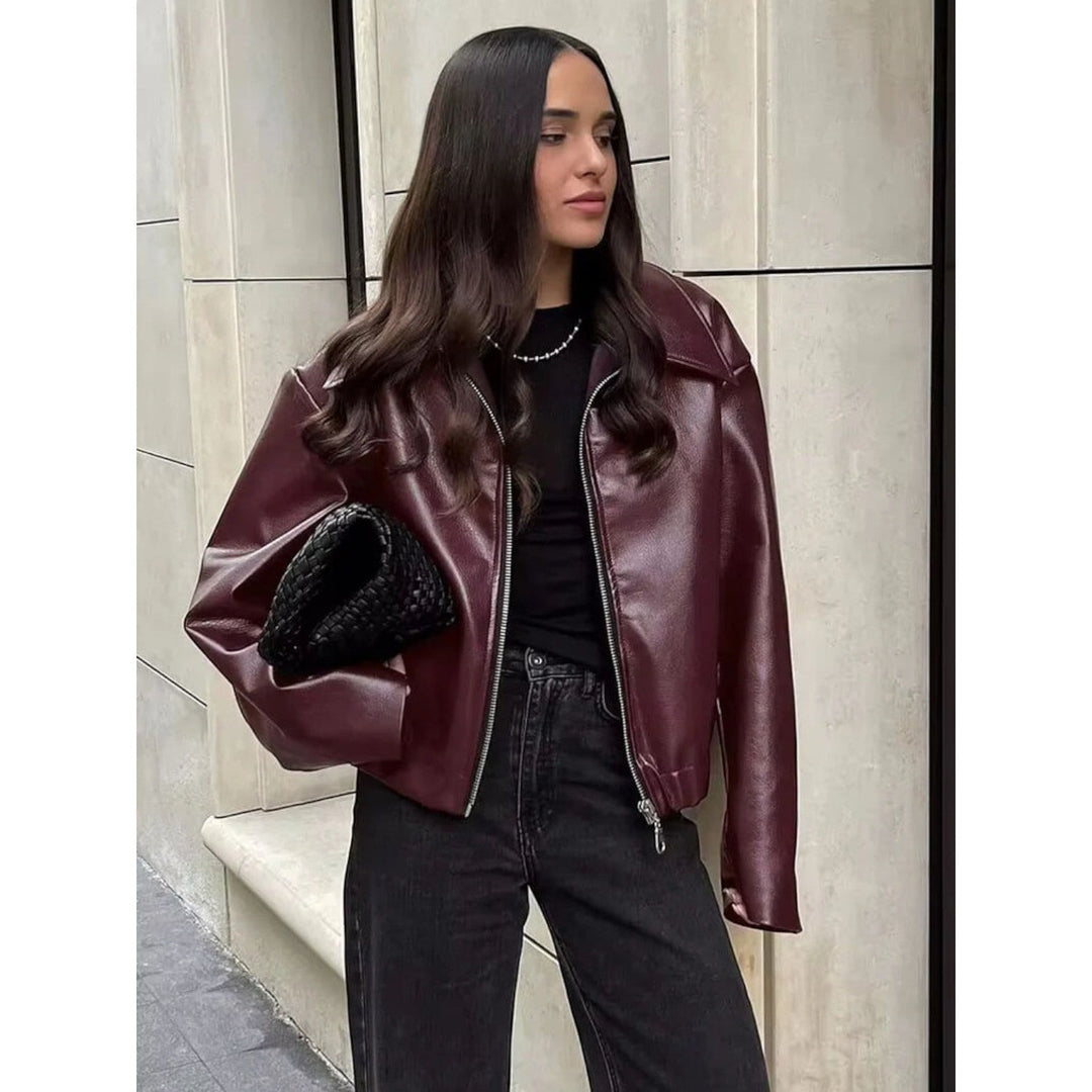 IVONE – Bomber de cuero