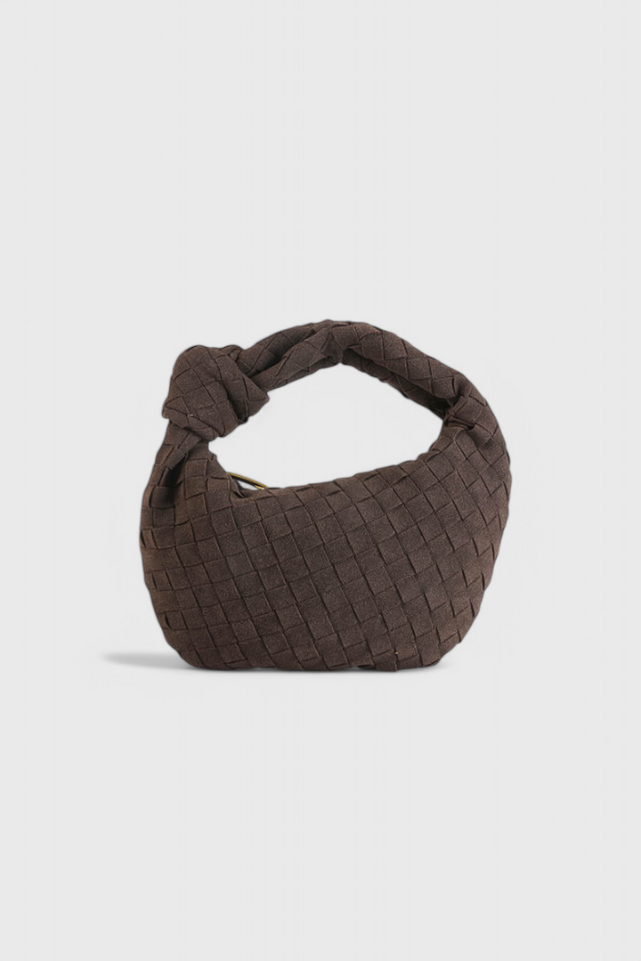 REMI – Bolso Mini Woven con Detalle de Nudo