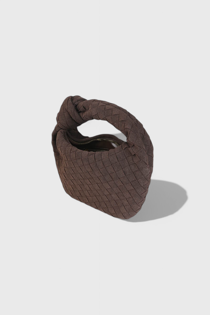 REMI – Bolso Mini Woven con Detalle de Nudo