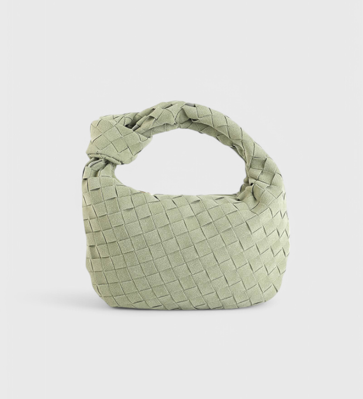 REMI – Bolso Mini Woven con Detalle de Nudo