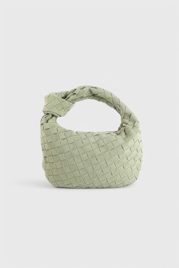 REMI – Bolso Mini Woven con Detalle de Nudo