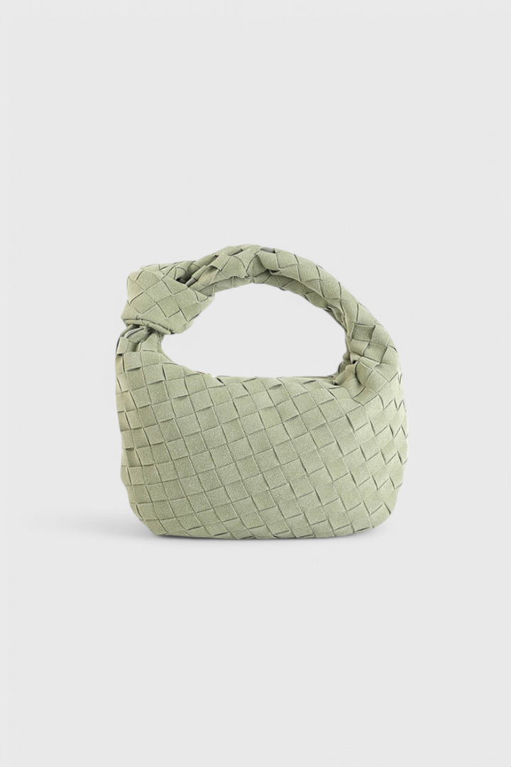 REMI – Bolso Mini Woven con Detalle de Nudo