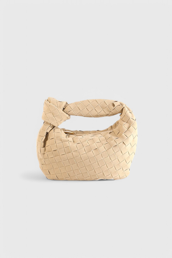 REMI – Bolso Mini Woven con Detalle de Nudo