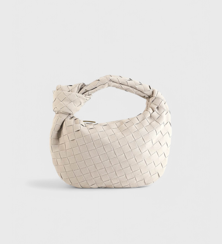REMI – Bolso Mini Woven con Detalle de Nudo
