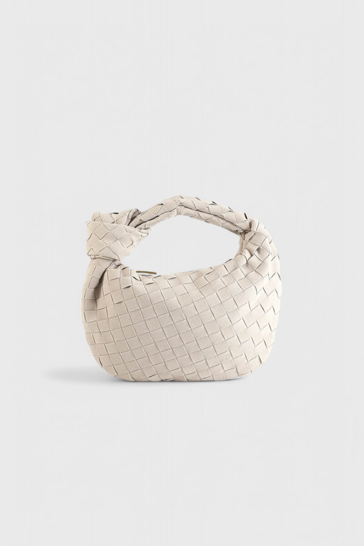 REMI – Bolso Mini Woven con Detalle de Nudo