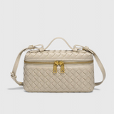 MILLA – Bolso Mini Woven con Accesorios Dorados