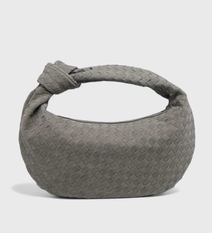 LILA – Bolso Mediano Woven con Detalle de Nudo