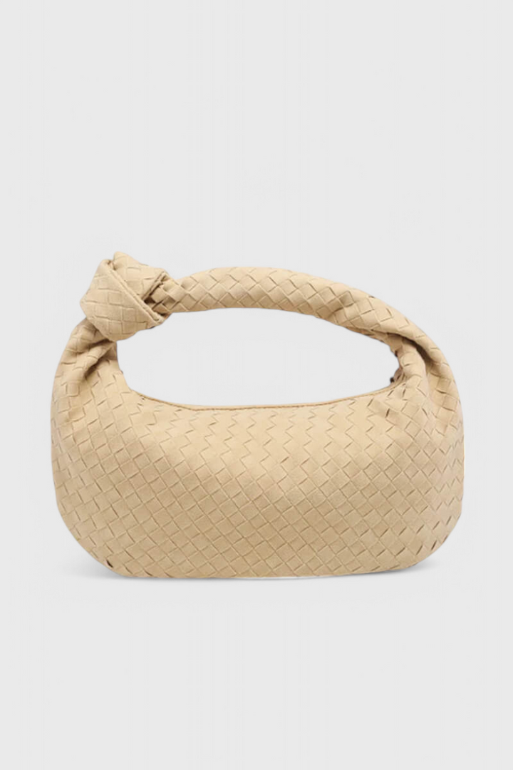 LILA – Bolso Mediano Woven con Detalle de Nudo