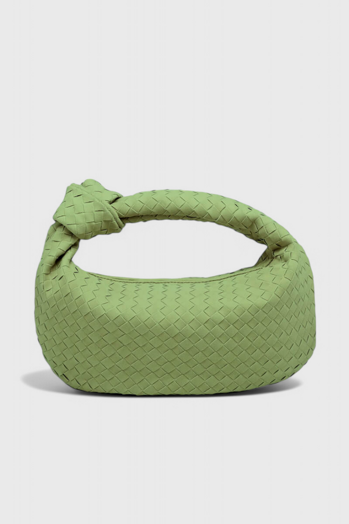 LILA – Bolso Mediano Woven con Detalle de Nudo