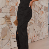 SALIMA – Vestido plisado sofísticado