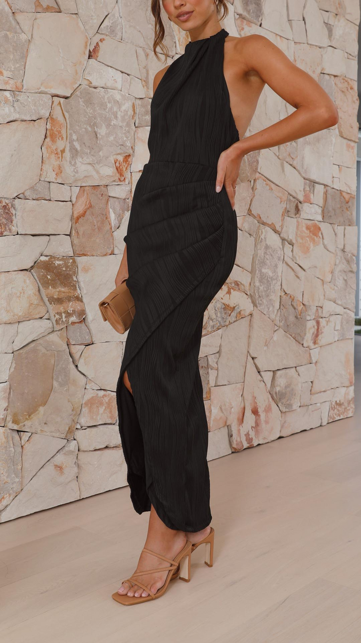 SALIMA – Vestido plisado sofísticado
